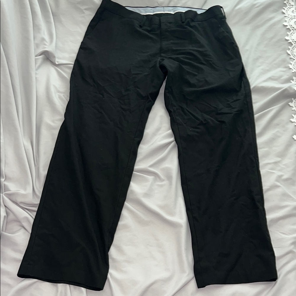 Haggar Black Dress Pants Straight Leg